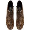 CLARKS WOMENS ZIP ANKLE BOOT - LEOPARD ANIMAL PRINT